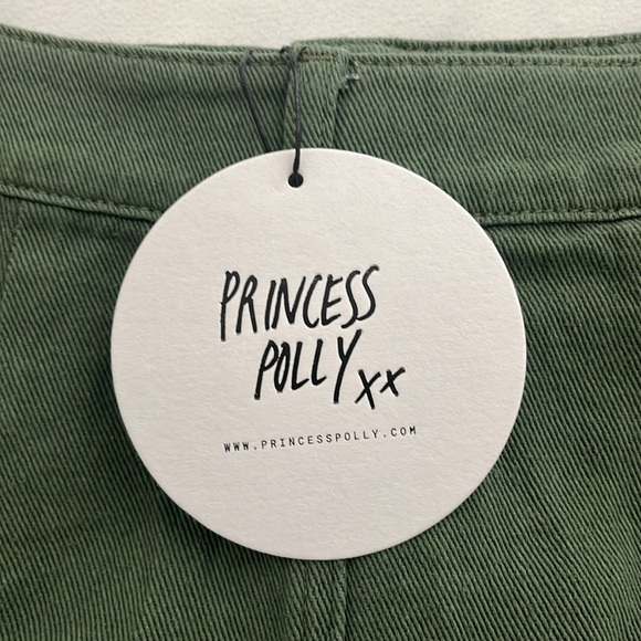 Khaki Green Princess Polly Mini Skirt - Picture 4 of 4